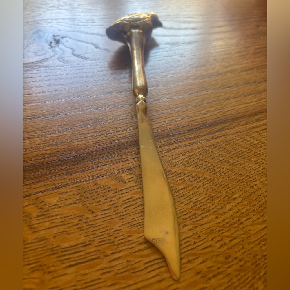 Vintage Brass Quail Letter Opener - Picture 7 of 14
